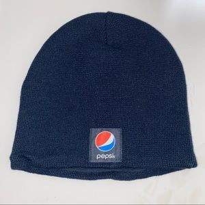 Pepsi Winter Snow  Beanie Hat Cap Blue